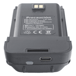 Batería Li-Ion / 2500 mAh / Conector USB-C / Para Radio Portátil / Diseño Compacto