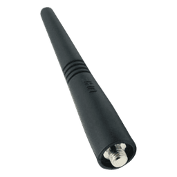 Antena UHF Helicoidal / 400-470 MHz / Ganancia 0 dBd / Perfil Recortado 170 mm / Conector Rosca Monopolo / Omnidireccional Vertical