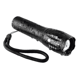 Linterna LED de Aluminio, 600 Lúmenes, IPX4, Resistente al Agua