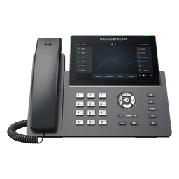 Teléfono IP Wi-Fi, Grado Operador, 12 líneas SIP con 6 cuentas, pantalla táctil  7", puertos Gigabit, Bluetooth, PoE, codec Opus, IPV4/IPV6 con gestión en la nube GDMS