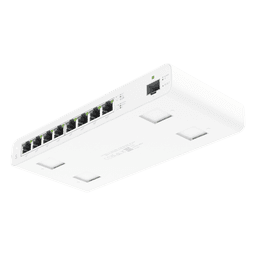 Switch PoE Pasivo / 8 Puertos GbE / 1 Puerto SFP / 110 W (27 V) / 30 W por Puerto / Aislamiento de Puertos / DHCP Snooping