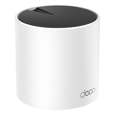 Router Inalámbrico MESH Interior para Hogar / Doble Banda Wi-Fi 6 AX3000 Mbps / 3 Puerto Gigabit WAN/LAN / 2 Antenas Internas / Administración Mediante la App Deco (iOS, Android) / Protección HomeShield