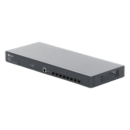 Switch Fibra Óptica L2+ / 8 Puertos SFP+ 10G / 160 Gbps / Sin Ventiladores / Montaje en Rack / Gestión Omada Centralizada