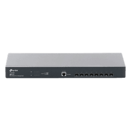 Switch Fibra Óptica L2+ / 8 Puertos SFP+ 10G / 160 Gbps / Sin Ventiladores / Montaje en Rack / Gestión Omada Centralizada
