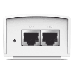 Inyector PoE Pasivo de 48V (24 Watts) / 2 puerto 10/100/1000 Mbps / Plug and Play / Montaje en Pared