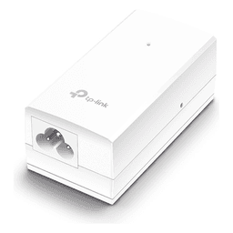 Inyector PoE Pasivo de 24V / 2 puerto 10/100/1000 Mbps / Plug and Play / Montaje en Pared