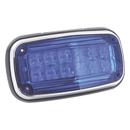 Luz de Advertencia LED / 12 LEDs / 11 Patrones de Destello / IP67 / 12-30 VCC / 170 x 134 x 64.5 mm