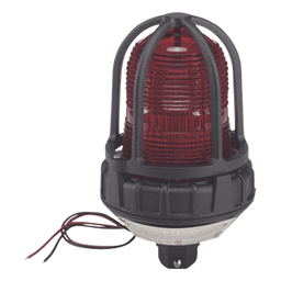 Luz Estroboscópica para Ubicaciones Peligrosas / 80 Flashes/minuto / Montaje en Tubería NPT 3/4" o Superficie / 240 VCA / Color Rojo