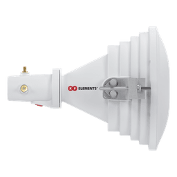 Antena Sectorial Asimétrica Starter Horn de 45º, 5150 - 5950 MHz, ganancia de 17 dBi, conexión directa con radios IS-5AC, PS-5AC y IS-M5, conexión RP-SMA 