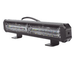 Barra de Luz de Advertencia / 2 Módulos LED / 11 Pulgadas (0.9 Pies) / Rojo-Azul / 10-30 VCC / 180°