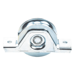 Rueda para Puerta Corrediza / 8 cm / Acero Galvanizado / Carga 180 kg / Fijación Inferior