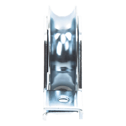 Rueda para Puerta Corrediza / 8 cm / Acero Galvanizado / Carga 180 kg / Fijación Inferior