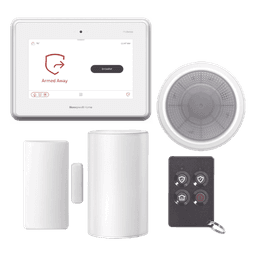 Kit de panel de alarma / touchscreen 7" all-in-one / Wi-Fi Z-Wave Plus / Alexa integrada / sensor de movimiento + contacto + sirena + control