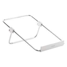 Soporte para Laptop / Plegable / Ajustable de 87 a 131 mm / Amplia compatibilidad 11''-16'' / Capacidad de carga 20 KG / Antideslizante /  Ultra Ligero / Metal / ABS / Silicona / Color Plata
