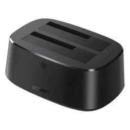 Estación de Acoplamiento Doble Bahía / USB 3.0 / SATA III / Clonación Offline / 12 TB / UASP / 12V 3A