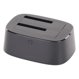 Estación de Acoplamiento Doble Bahía / USB 3.0 / SATA III / Clonación Offline / 12 TB / UASP / 12V 3A