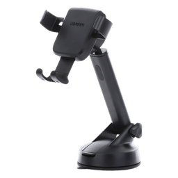 Soporte de Celular para Automóvil / Ventosa con Succión Fuerte / Rotación 360° / Brazo Telescópico Ajustable / Compatible 4.7'' a 7'' / Sujeción por Gravedad