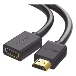 Cable Extensor HDMI / 1 m (3.28 ft) / 4K@60Hz / 3D / HDR / Macho a Hembra / Cobre Estañado / Transmisión Estable