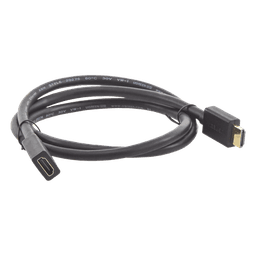 Cable Extensor HDMI / 1 m (3.28 ft) / 4K@60Hz / 3D / HDR / Macho a Hembra / Cobre Estañado / Transmisión Estable