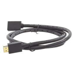 Cable Extensor HDMI / 1 m (3.28 ft) / 4K@60Hz / 3D / HDR / Macho a Hembra / Cobre Estañado / Transmisión Estable