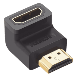Adaptador HDMI / 90° Hacia Abajo / 4K@60Hz / Macho a Hembra / HDMI 2.0 / Compacto