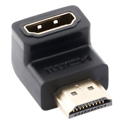 Adaptador HDMI / 90° Hacia Abajo / 4K@60Hz / Macho a Hembra / HDMI 2.0 / Compacto