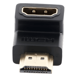 Adaptador HDMI / 90° Hacia Abajo / 4K@60Hz / Macho a Hembra / HDMI 2.0 / Compacto