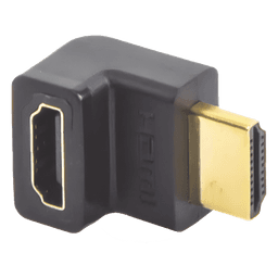 Adaptador HDMI de 90 Grados Macho a Hembra / Hacia Arriba / HDMI 2.0 4K@60Hz / Proporciona Flexibilidad Sin Doblar los Cables HDMI