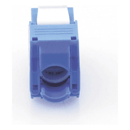 Módulo Jack Keystone / Cat6 / U/UTP / Toolless / Terminación 180° / RJ45 / Color Azul