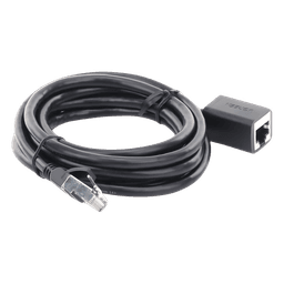 Cable de Extensión Ethernet Cat6 / F/UTP / Macho a Hembra / 2 Metros (6.56 Pies) / 568B / 1000Mbps / 250MHz / Cobre / Negro