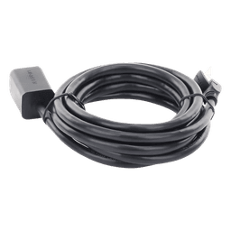 Cable de Extensión Ethernet Cat6 / F/UTP / Macho a Hembra / 2 Metros (6.56 Pies) / 568B / 1000Mbps / 250MHz / Cobre / Negro