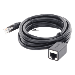 Cable de Extensión Ethernet Cat6 / F/UTP / Macho a Hembra / 2 Metros (6.56 Pies) / 568B / 1000Mbps / 250MHz / Cobre / Negro