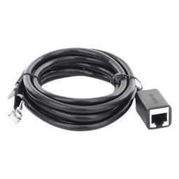 Cable de Extensión Ethernet Cat6 / F/UTP / Macho a Hembra / 2 Metros (6.56 Pies) / 568B / 1000Mbps / 250MHz / Cobre / Negro