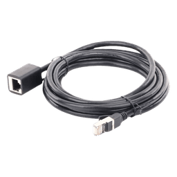 Cable de Extensión Ethernet Cat6 / F/UTP / Macho a Hembra / 3 Metros (9.84 Pies) / 1000Mbps / 250MHz / Cobre / Negro