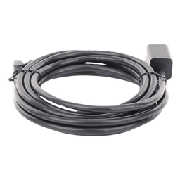 Cable de Extensión Ethernet Cat6 / F/UTP / Macho a Hembra / 3 Metros (9.84 Pies) / 1000Mbps / 250MHz / Cobre / Negro