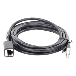 Cable de Extensión Ethernet Cat6 / F/UTP / Macho a Hembra / 3 Metros (9.84 Pies) / 1000Mbps / 250MHz / Cobre / Negro