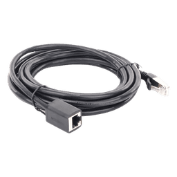Cable de Extensión Ethernet Cat6 / F/UTP / Macho a Hembra / 3 Metros (9.84 Pies) / 1000Mbps / 250MHz / Cobre / Negro