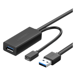 Cable de Extensión Activo USB 3.0 / 5 m (16.4 ft) / 5 Gbps / Puerto de Alimentación Micro USB / Plug & Play / Compatible USB 2.0 y 1.1