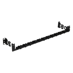 Barra de Alivio de Tensión / 24 Cables / Racks 19" y 23" / Clips Ajustables / Liberación Rápida Sin Herramientas / Diseño Compacto 1U a 2U