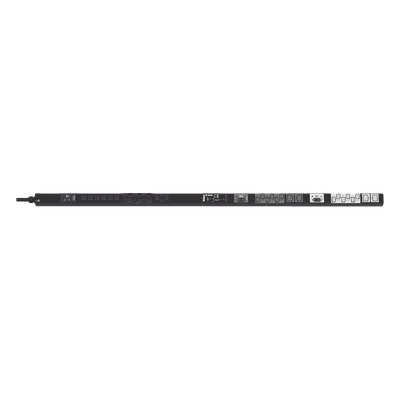 PDU Monitoreable (MI) para Distribución de Energía, Enchufe de Entrada NEMA L21-30P, Con 18 Salidas C13 y 4 C19, de Instalación Vertical, 120 o 220 Vca, 30 Amp