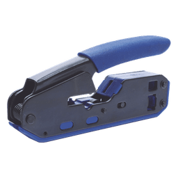 Pinza de Red SLIM / Corte y Terminado RJ45/RJ11 / Diseño Compacto 60% / Acero al Carbón / Mango Ergonómico ABS+TPR