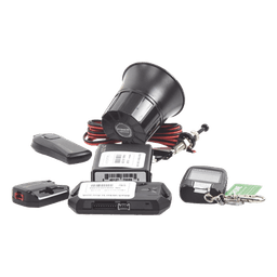 (MONITOREO en APP) Kit de Alarma Vehicular Profesional de 2 vías y control LCD con modulo CM2500 Incluye  GPS X1-MAX LTE