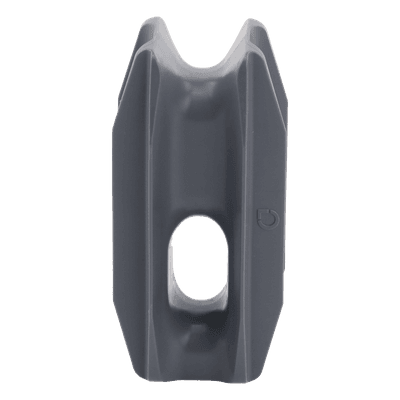 Aislador de Esquina Gris para Cercas Eléctricas / 18 kV / Anti UV / Resinas Vírgenes / Resistencia 7.5-10.2 kg / 66 mm x 31.6 mm