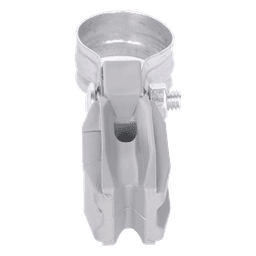 Aislador de Paso o Esquina con Abrazadera / 1 Pulgada (25 mm) / Resina Virgen 100% / Anti-Arqueo / Acero Galvanizado / Poste Cerco Eléctrico