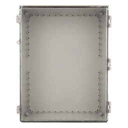 Gabinete Plástico ABS / Uso en Intemperie / 350 x 460 x 160 mm / Puerta Transparente de Policarbonato / Cierre con Broches Inoxidables / Compatible con Placa PST-3546-16EPL