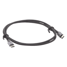 Cable USB-C a USB-C | 1 Metro (3.28 Pies) | Transferencia de Datos de 480 Mbps | Carga Rápida de Hasta 60W | QC 4.0/3.0/2.0 | PD3.0 | FPC | AFC | Protección Integrada | Caja de Aluminio | Nylon Trenzado | Color Negro