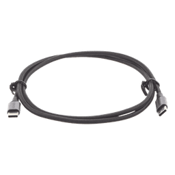 Cable USB-C a USB-C | 1 Metro (3.28 Pies) | Transferencia de Datos de 480 Mbps | Carga Rápida de Hasta 60W | QC 4.0/3.0/2.0 | PD3.0 | FPC | AFC | Protección Integrada | Caja de Aluminio | Nylon Trenzado | Color Negro