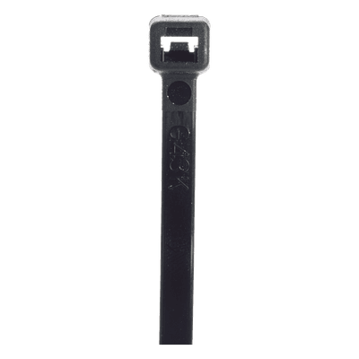 Cincho de Nylon 6.6 / 188 mm x 4.8 mm / Exterior Resistente a Rayos UV / Tensión 222 N / Rango -40°C a 85°C / UL 62275 Tipo 2 / Paquete 1000 pz
