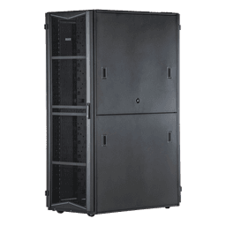Gabinete FlexFusion para Centros de Datos, 42 UR, 800 mm de Ancho, 1070 mm de Profundidad, Fabricado en Acero, Color Negro