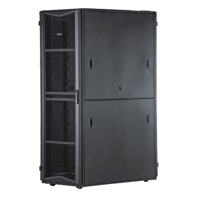 Gabinete FlexFusion para Centros de Datos, 45 UR, 800 mm de Ancho, 1200 mm de Profundidad, Fabricado en Acero, Color Negro
